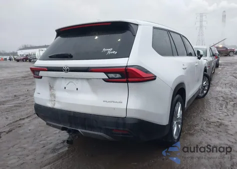 2024 Toyota Grand Highlander Platinum z USA, uszkodzony, nr VIN 5TDAAAB56RS056342